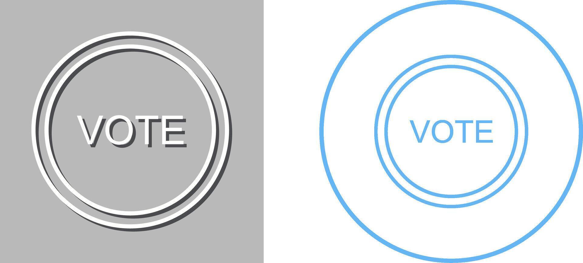 Vote Link Icon Design vector