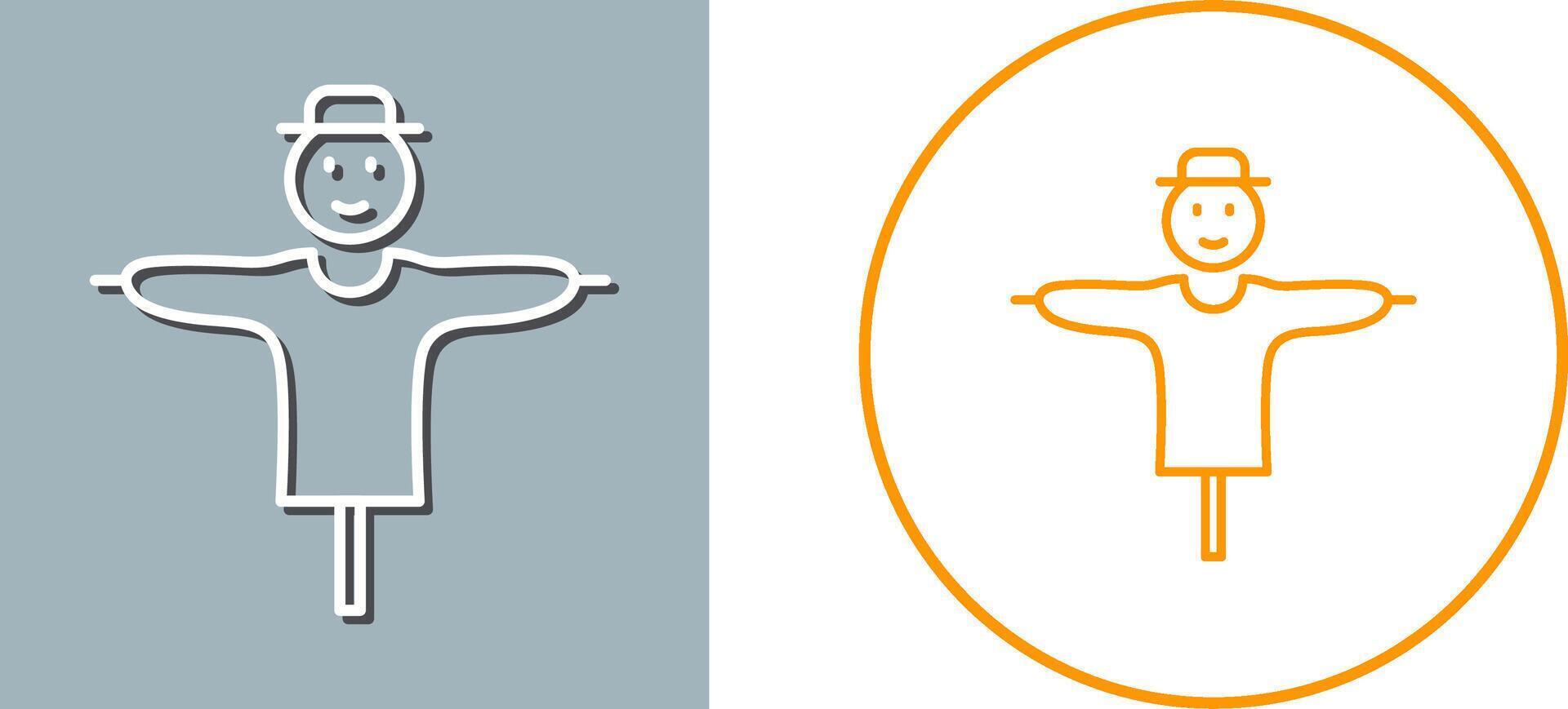 Scare Crow Icon Design vector