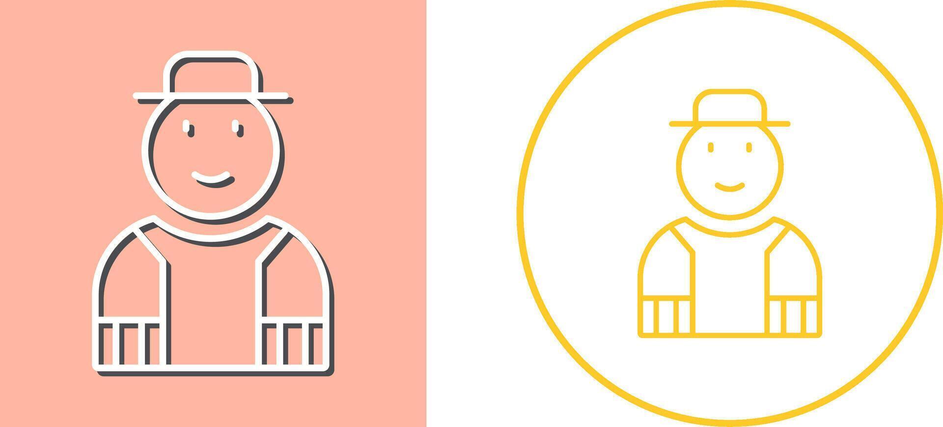 Gardener Icon Design vector