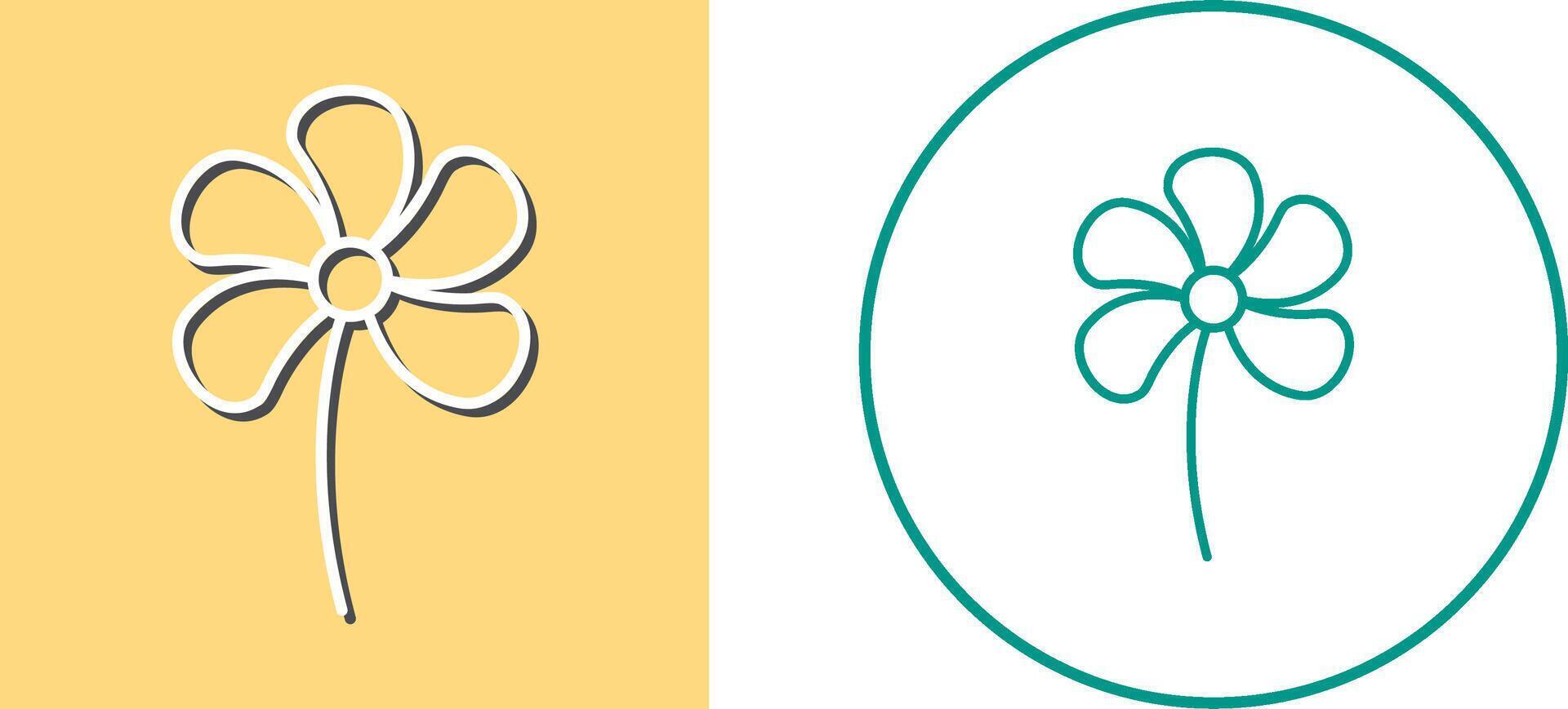Small flowers Icon Design vector