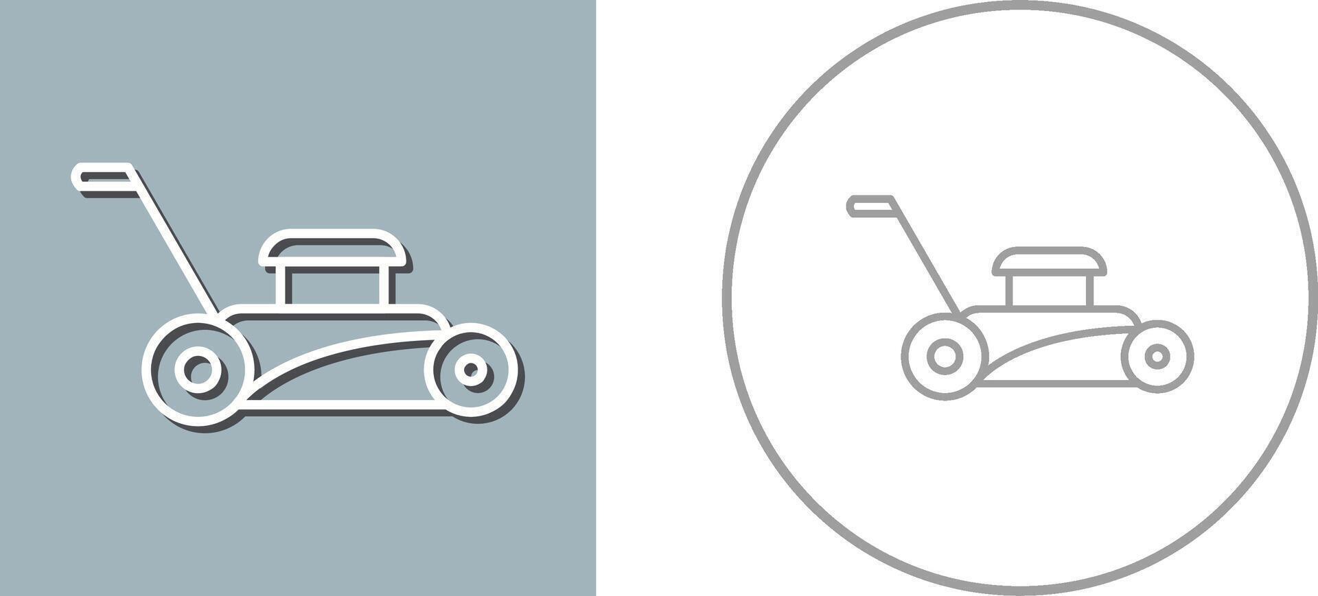 Lawn Mower Icon Design vector