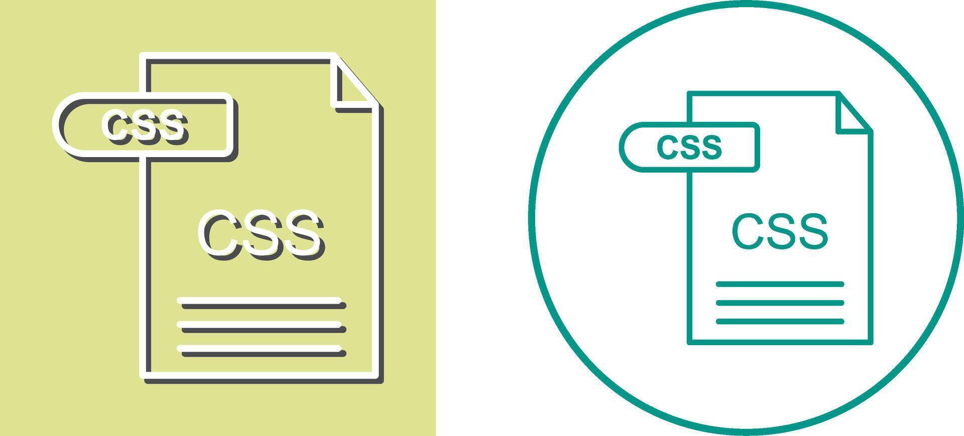 CSS Icon Design vector