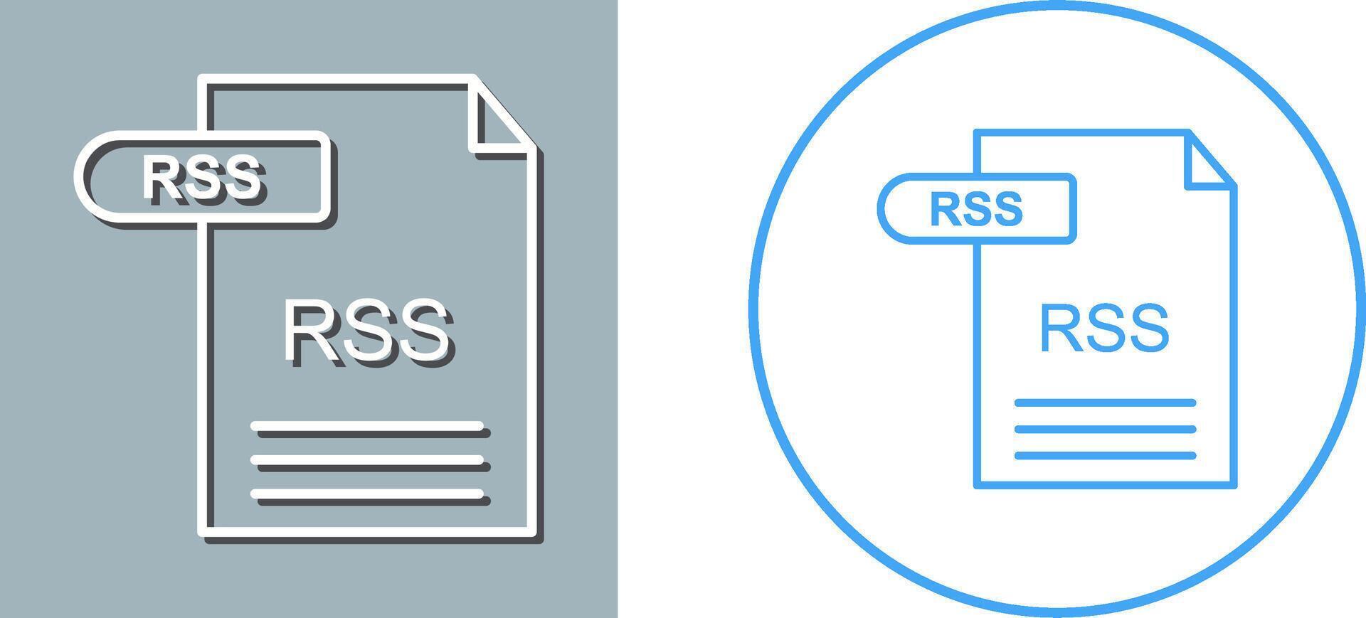 RSS Icon Design vector