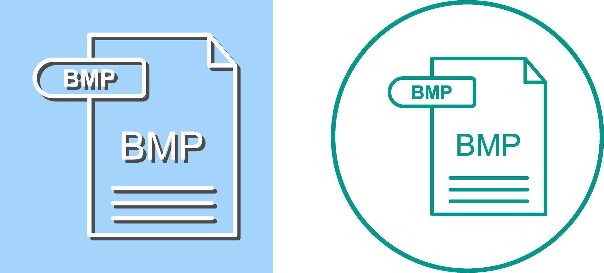 BMP Icon Design vector