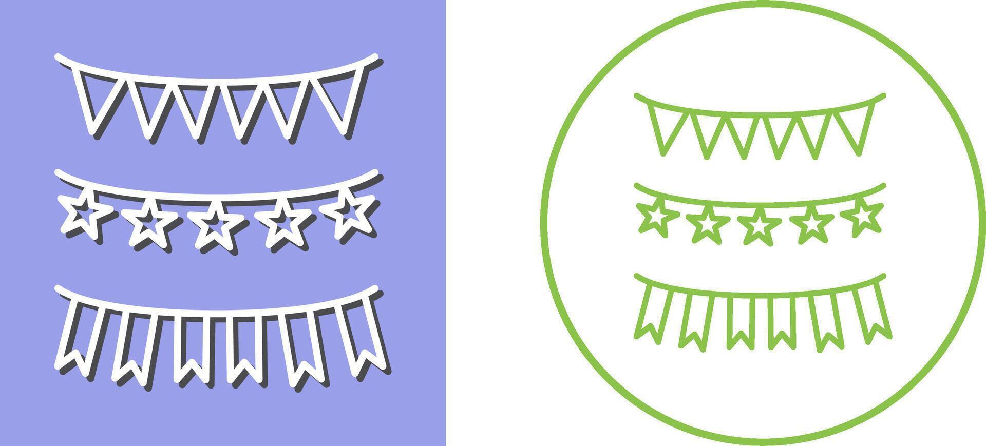Garlands Icon Design vector