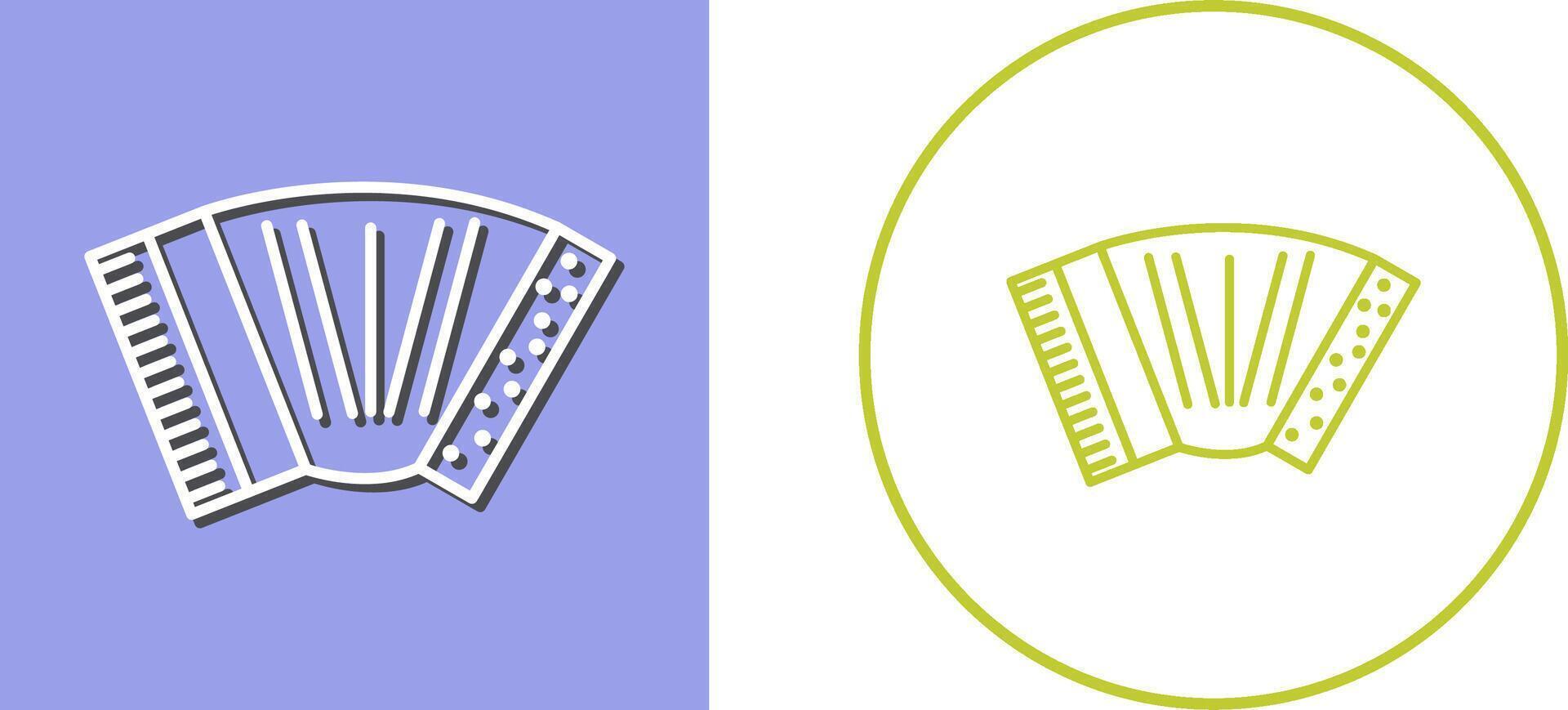 Accordion Icon Design vector