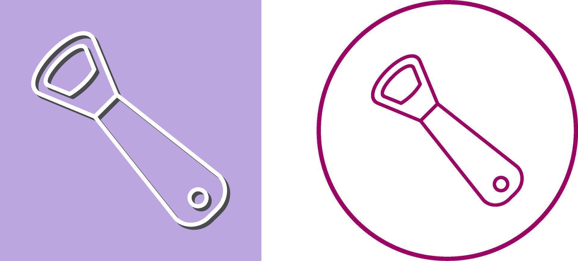 Bottle Opener Icon Design vector