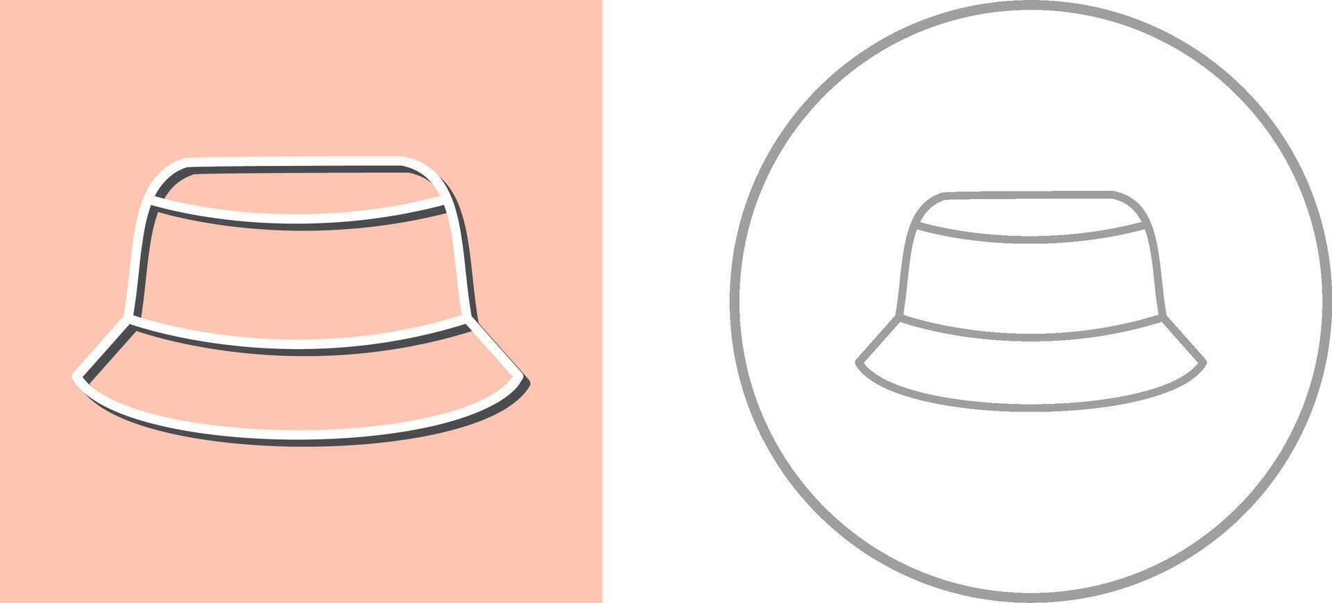 Men's Hat Icon Design vector