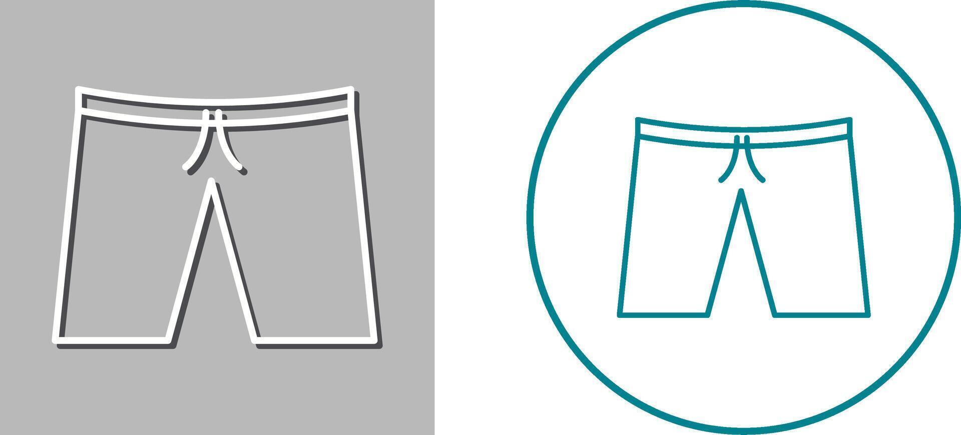 Shorts Icon Design vector