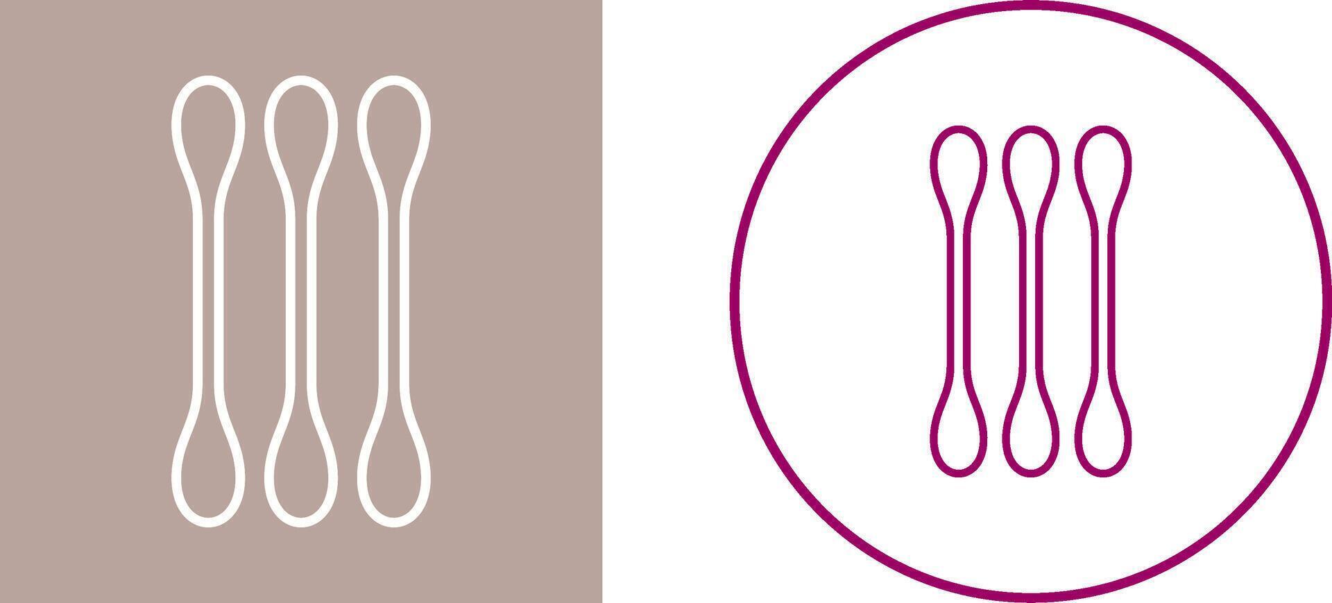Cotton Bud Icon Design vector