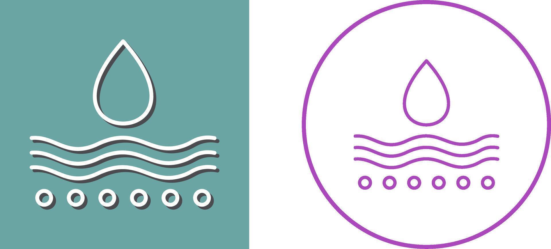 Moisture Icon Design vector