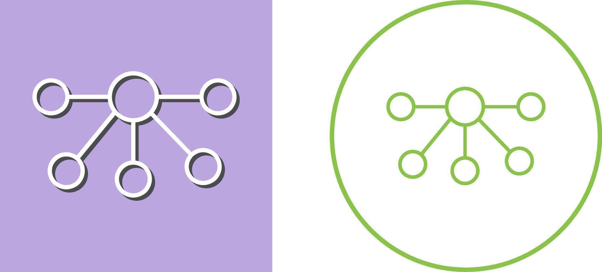 Nodes Icon Design vector