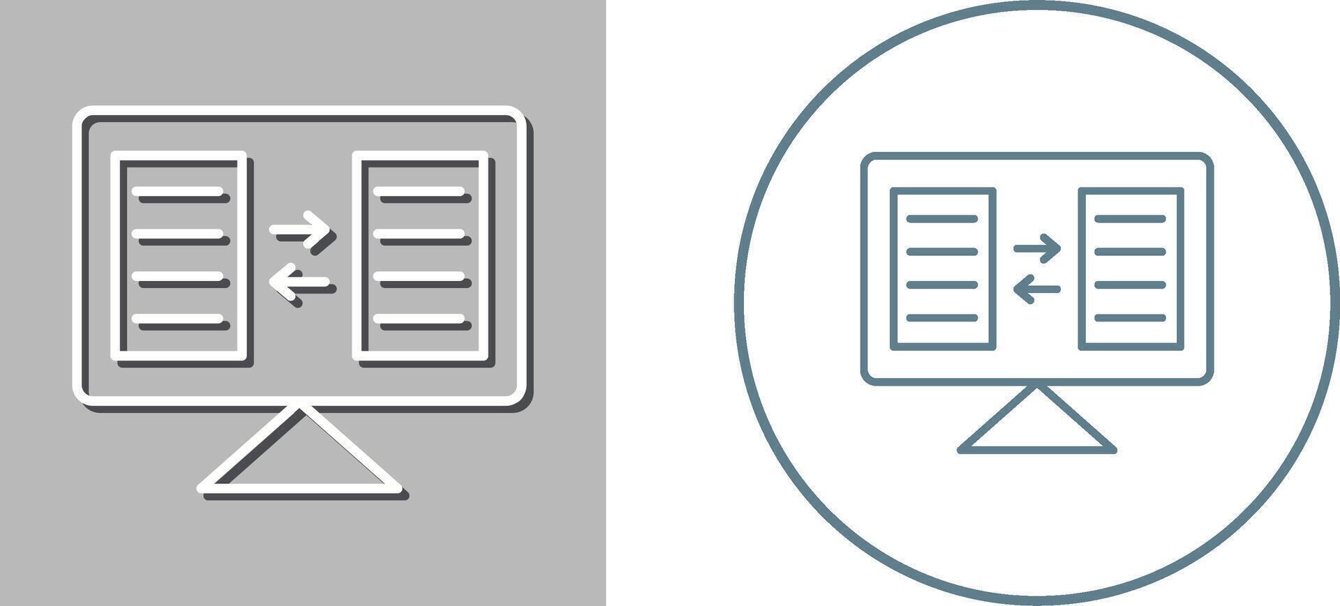 File Sharing Icon Design vector
