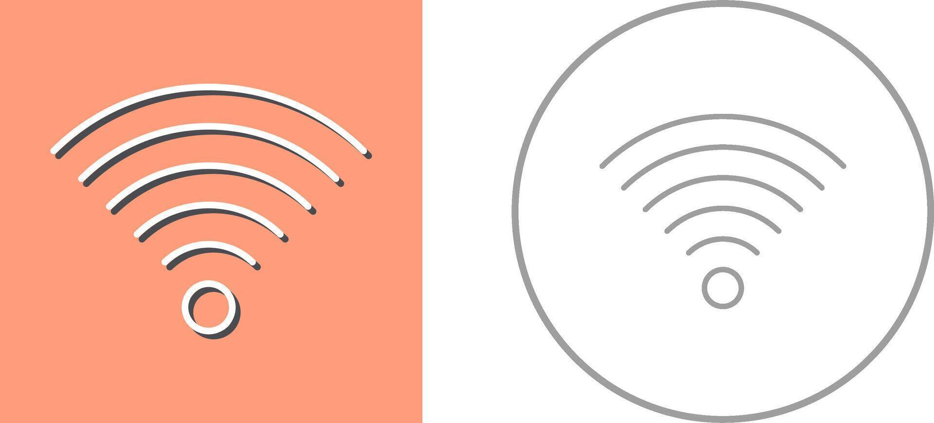 Signal on User Icon Design vector