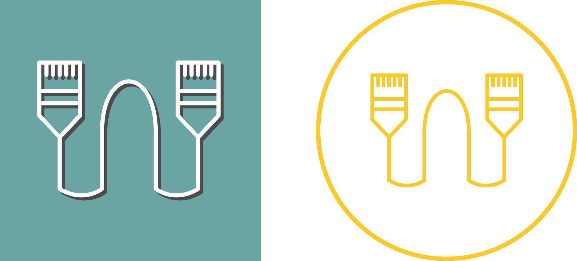 Internet Cable Icon Design vector