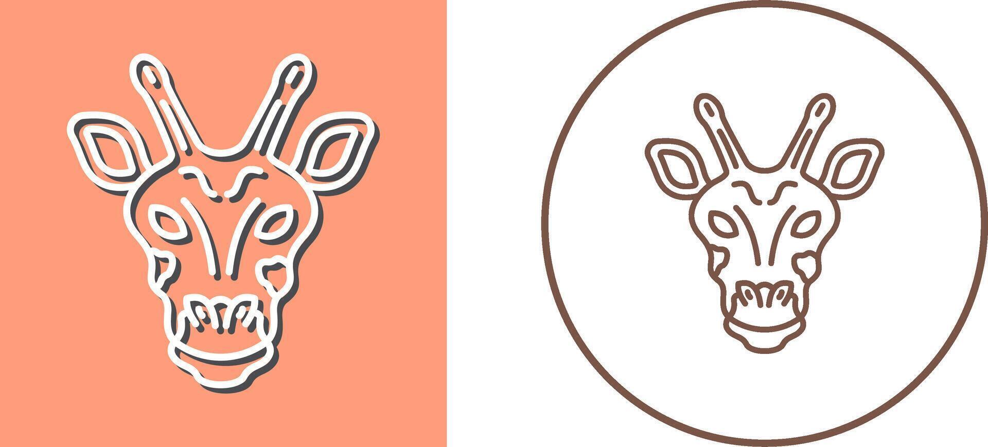 Giraffe Icon Design vector