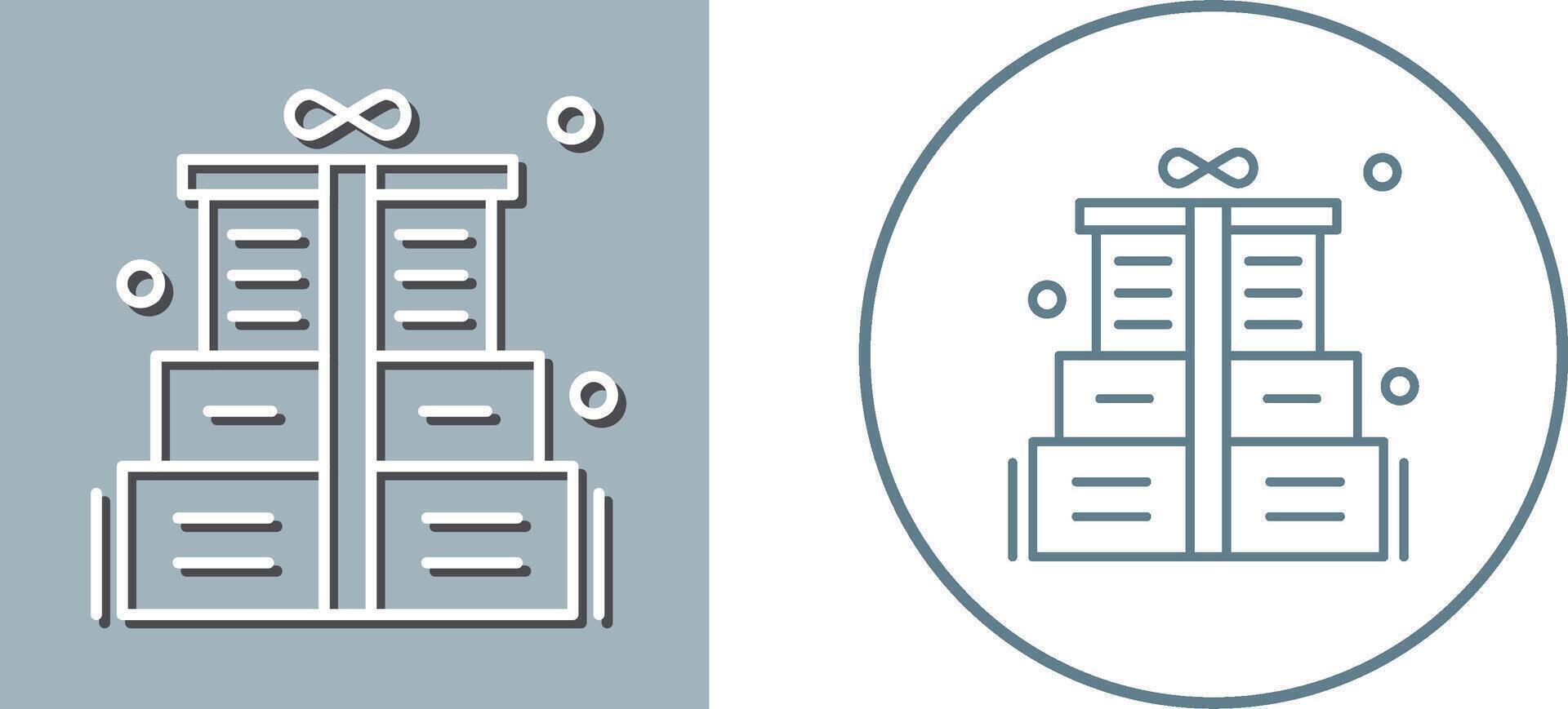 Gift Box Icon Design vector