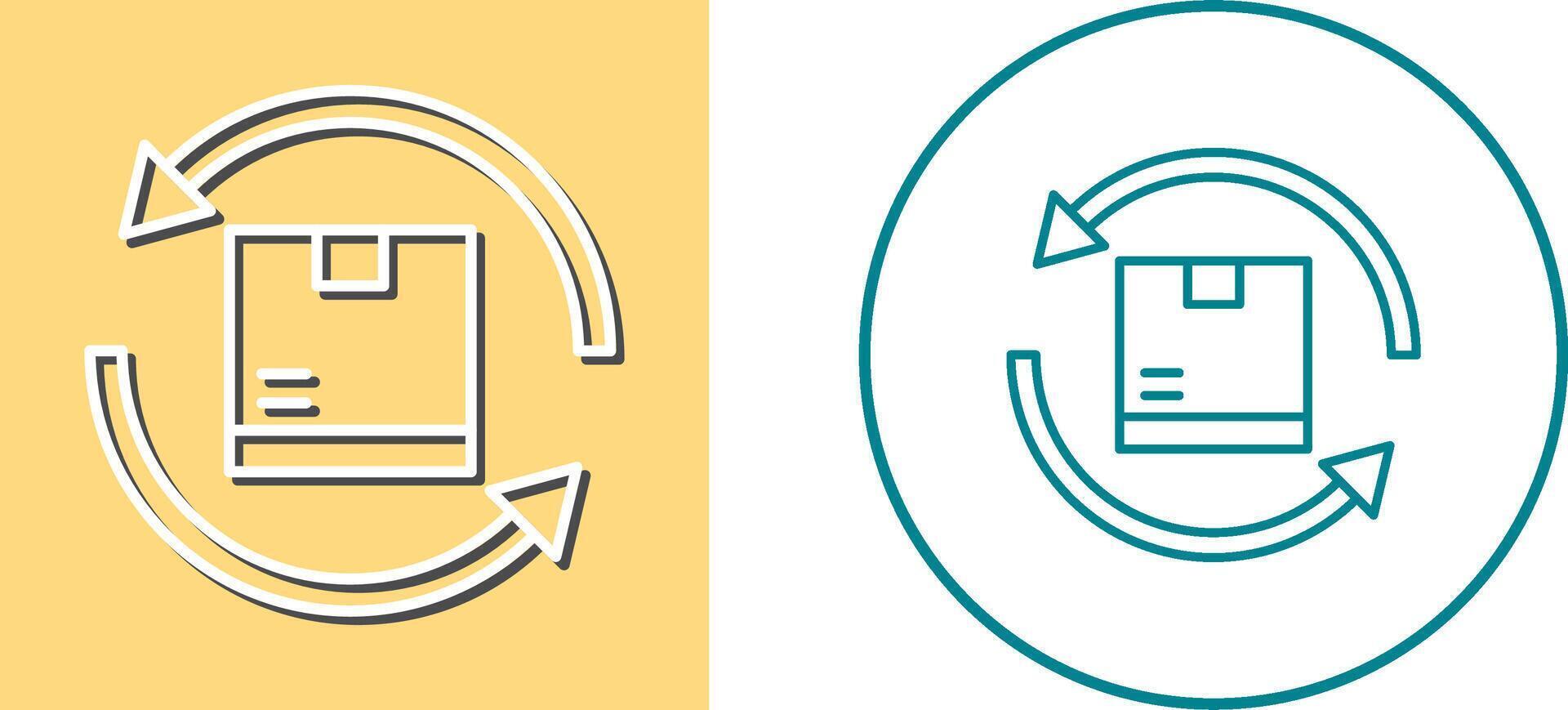 Product Return Icon Design vector