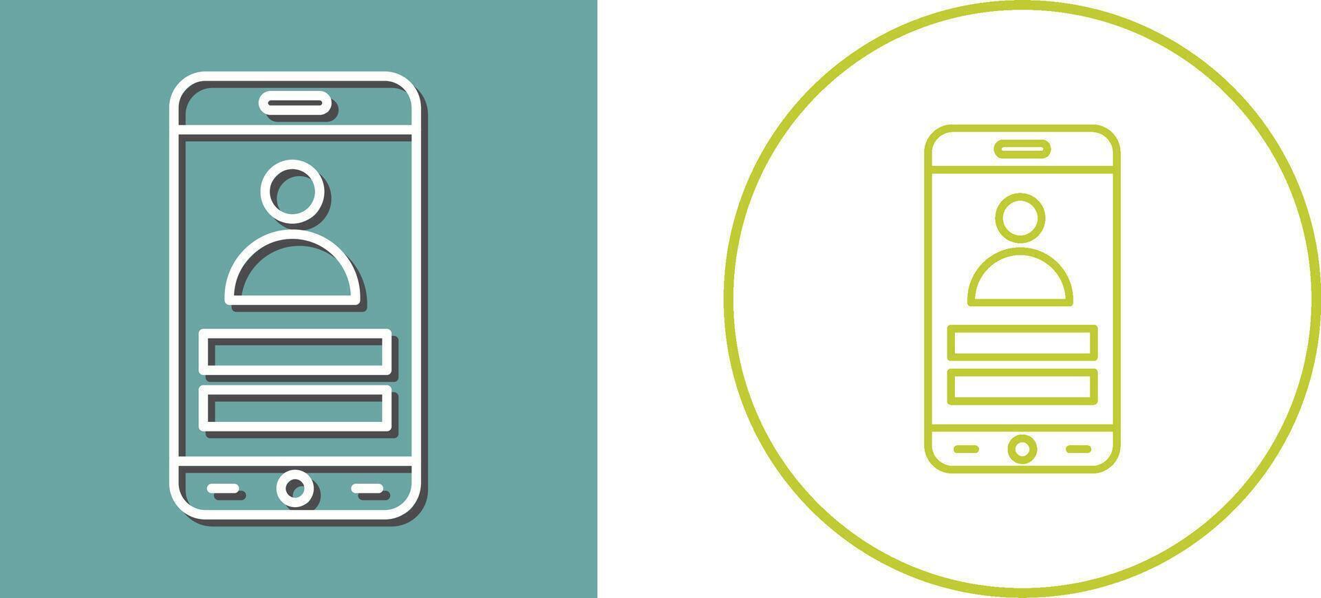 Login Icon Design vector