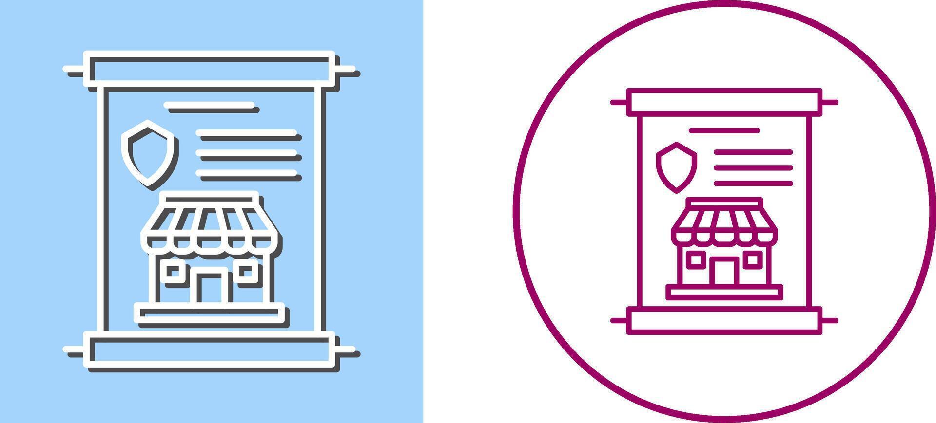 Policy Icon Design vector