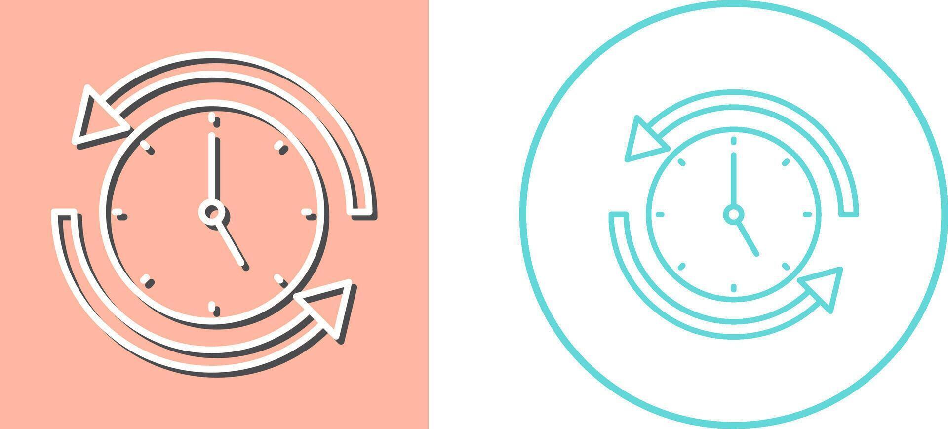 Run Time Icon Design vector