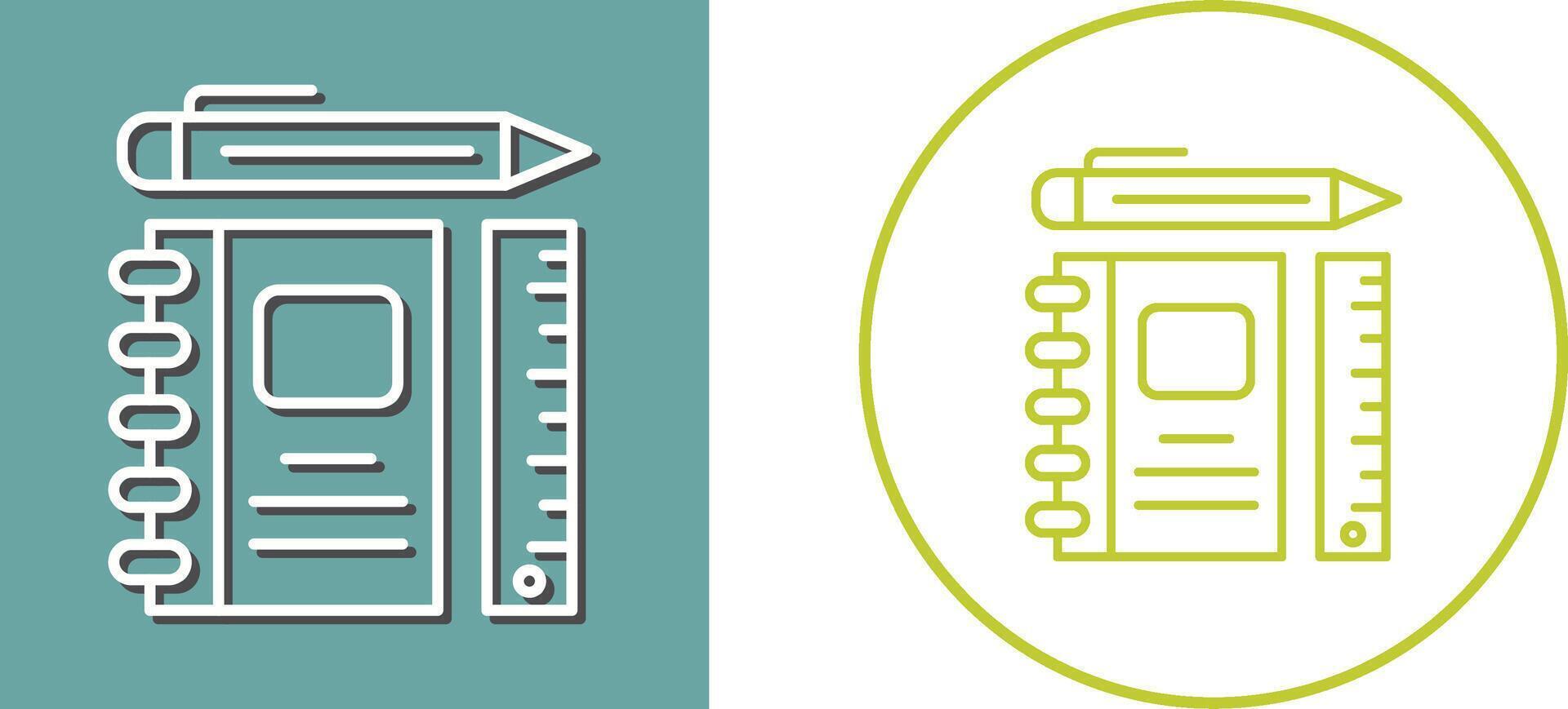 Learning Tools Icon Design vector