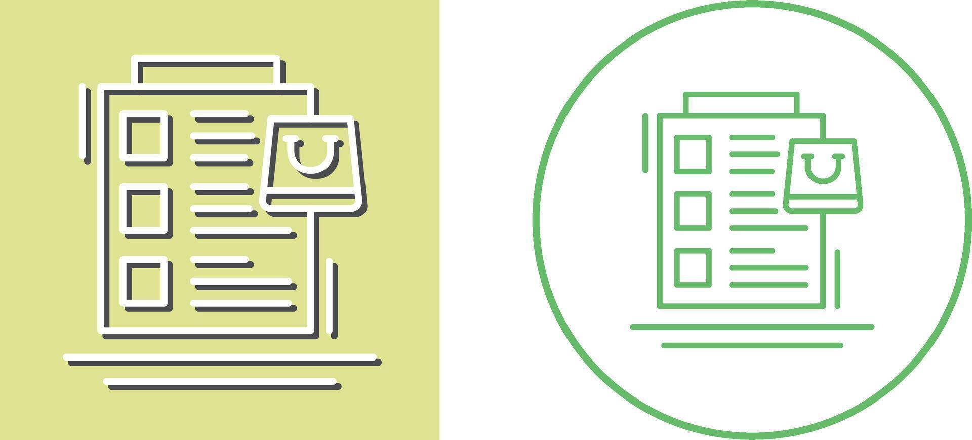 Wish List Icon Design vector