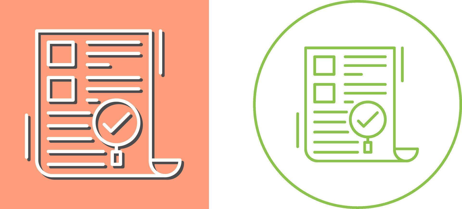 SEO Audit Icon Design vector