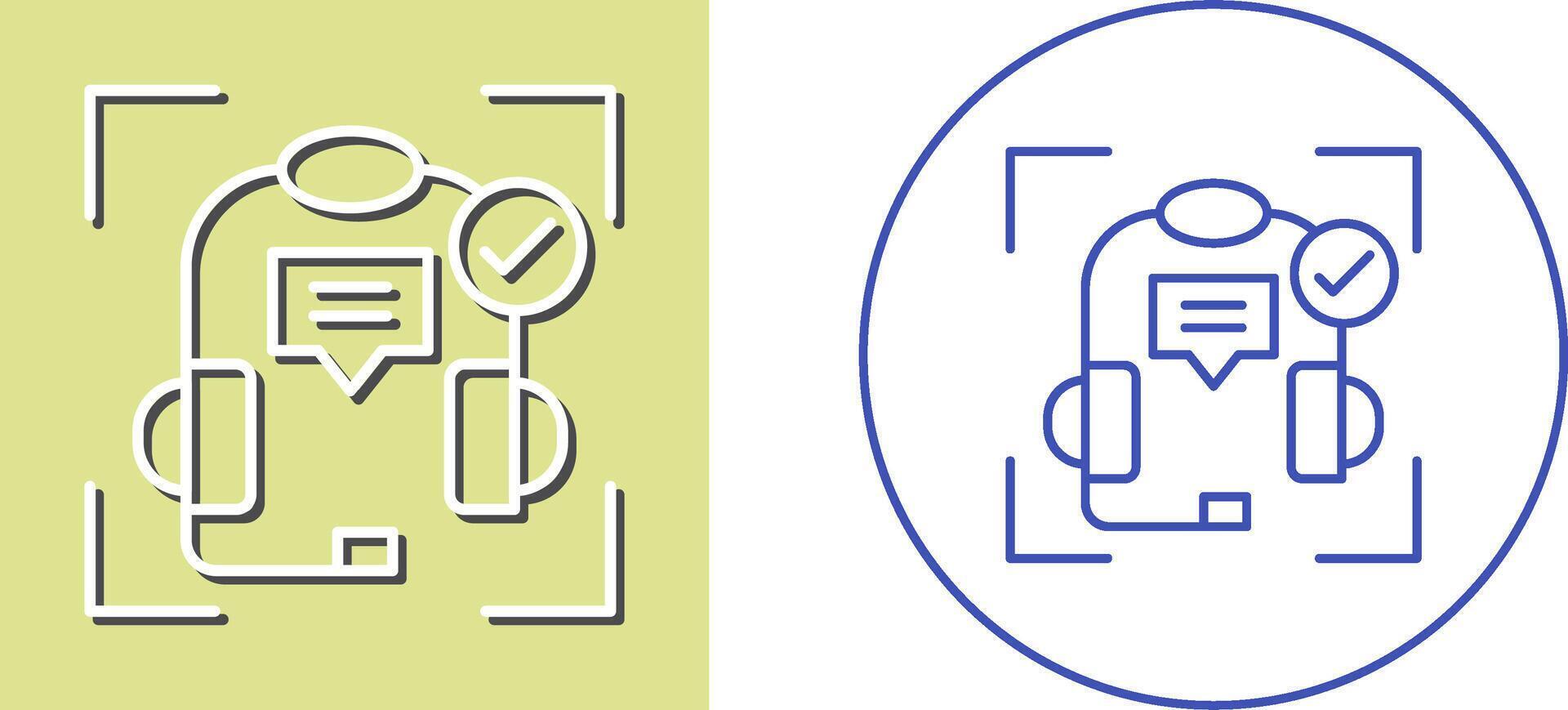 Technical Support Icon Design vector