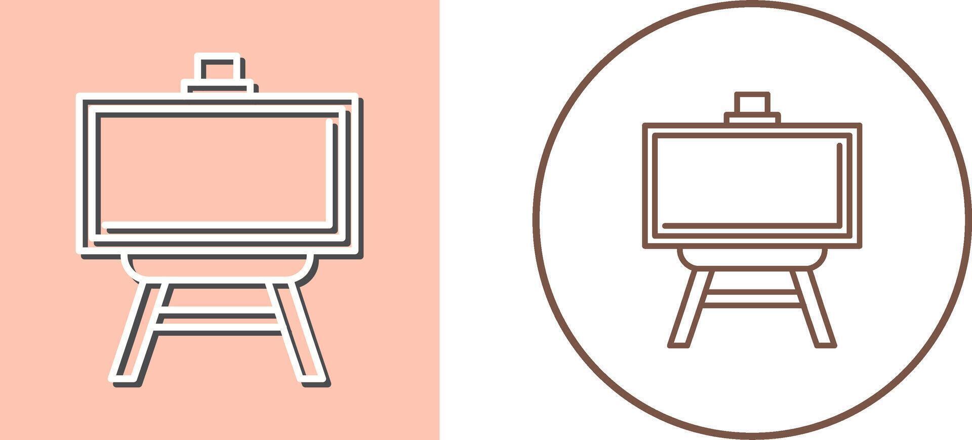 Easel Icon Design vector