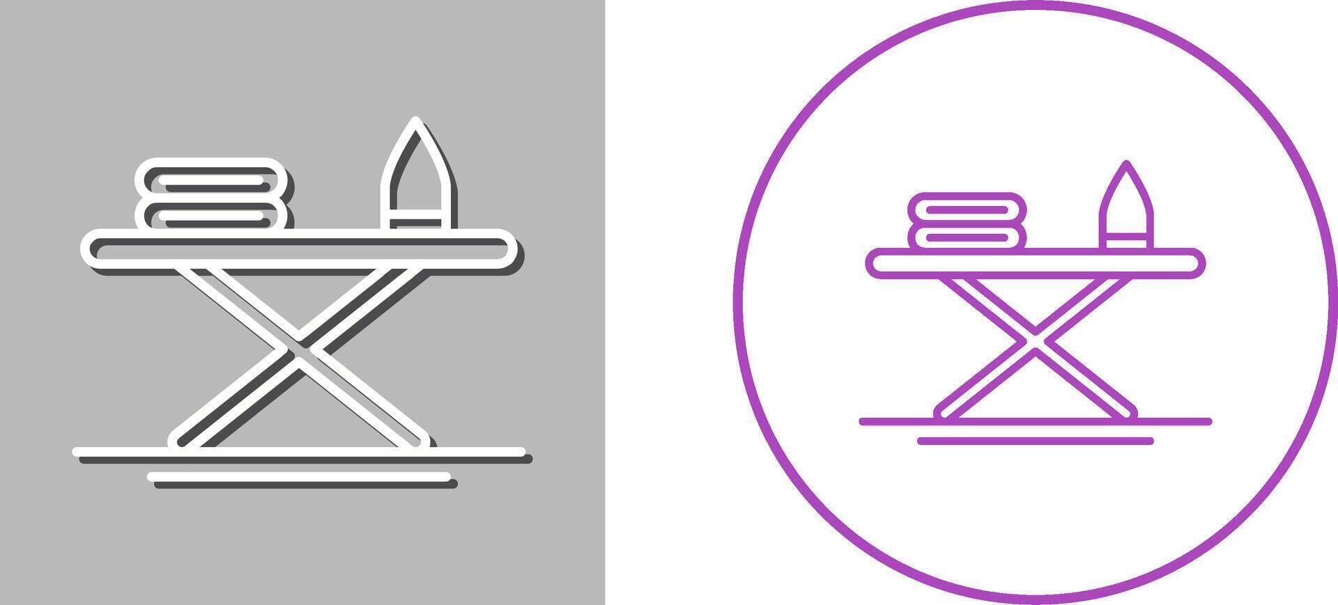 Iron Board Icon Design vector