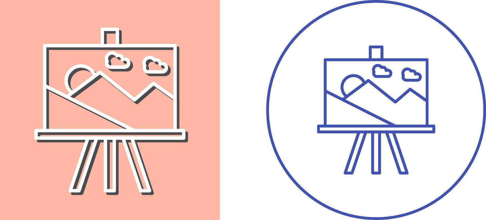 Canvas Icon Design vector