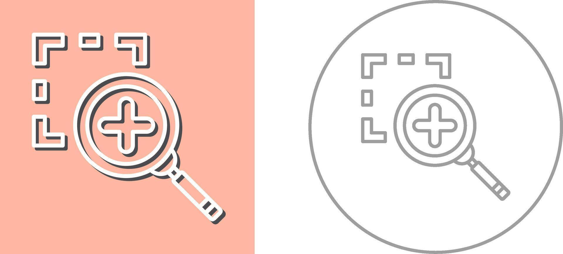 Zoom In Icon Design vector