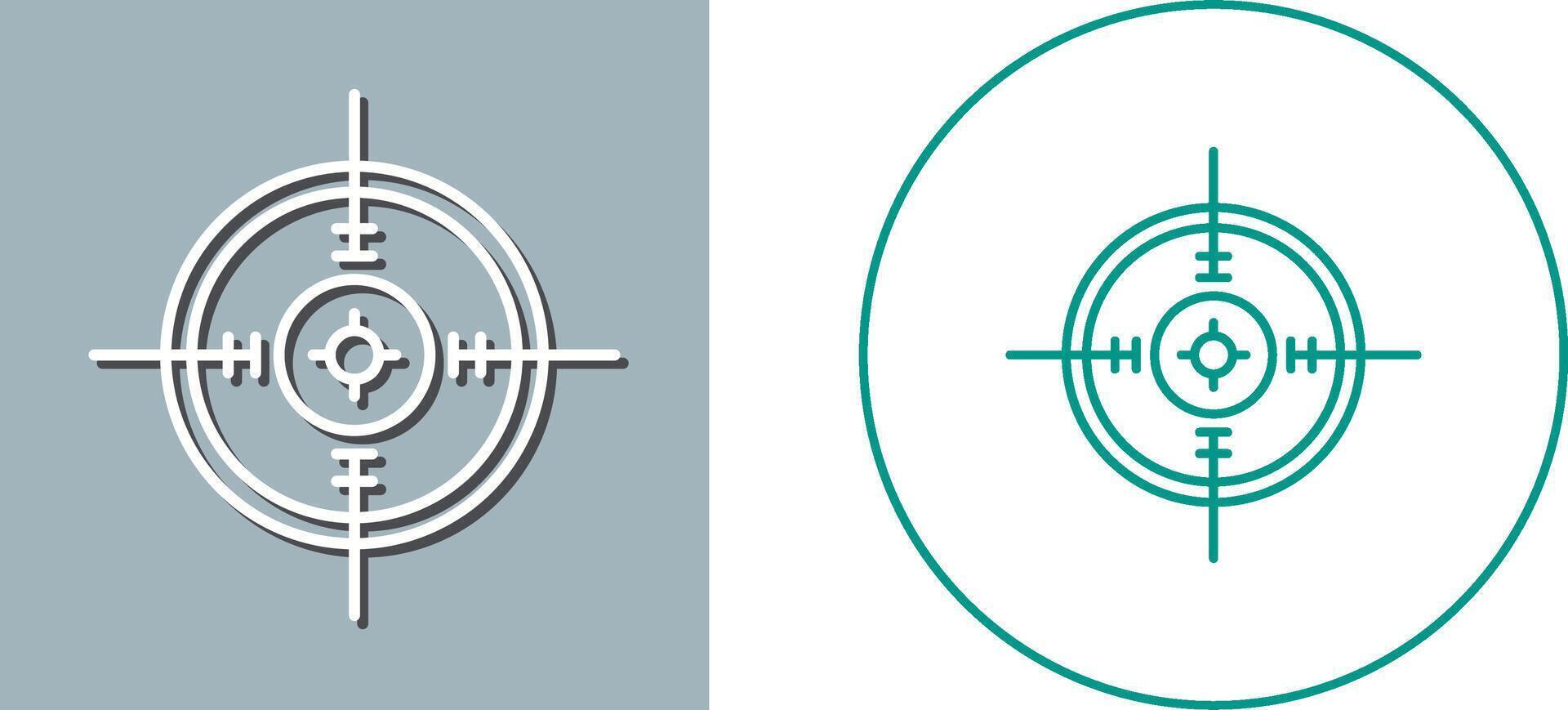 Aim Icon Design vector