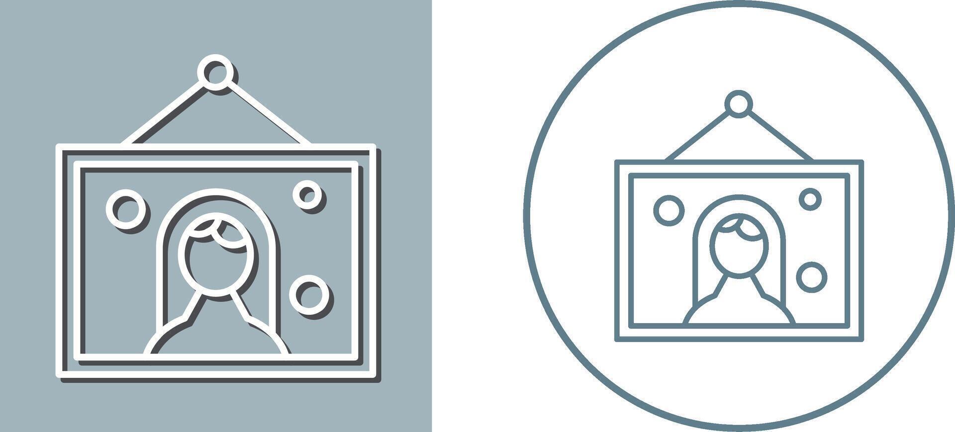 Wedding Photo Icon Design vector