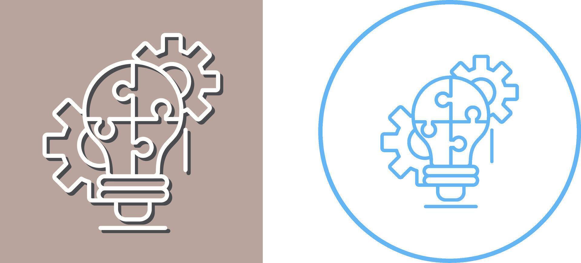 Problem Solving Icon Design vector
