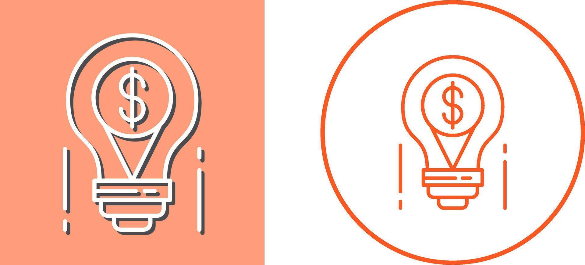 Light Bulb Icon Design vector