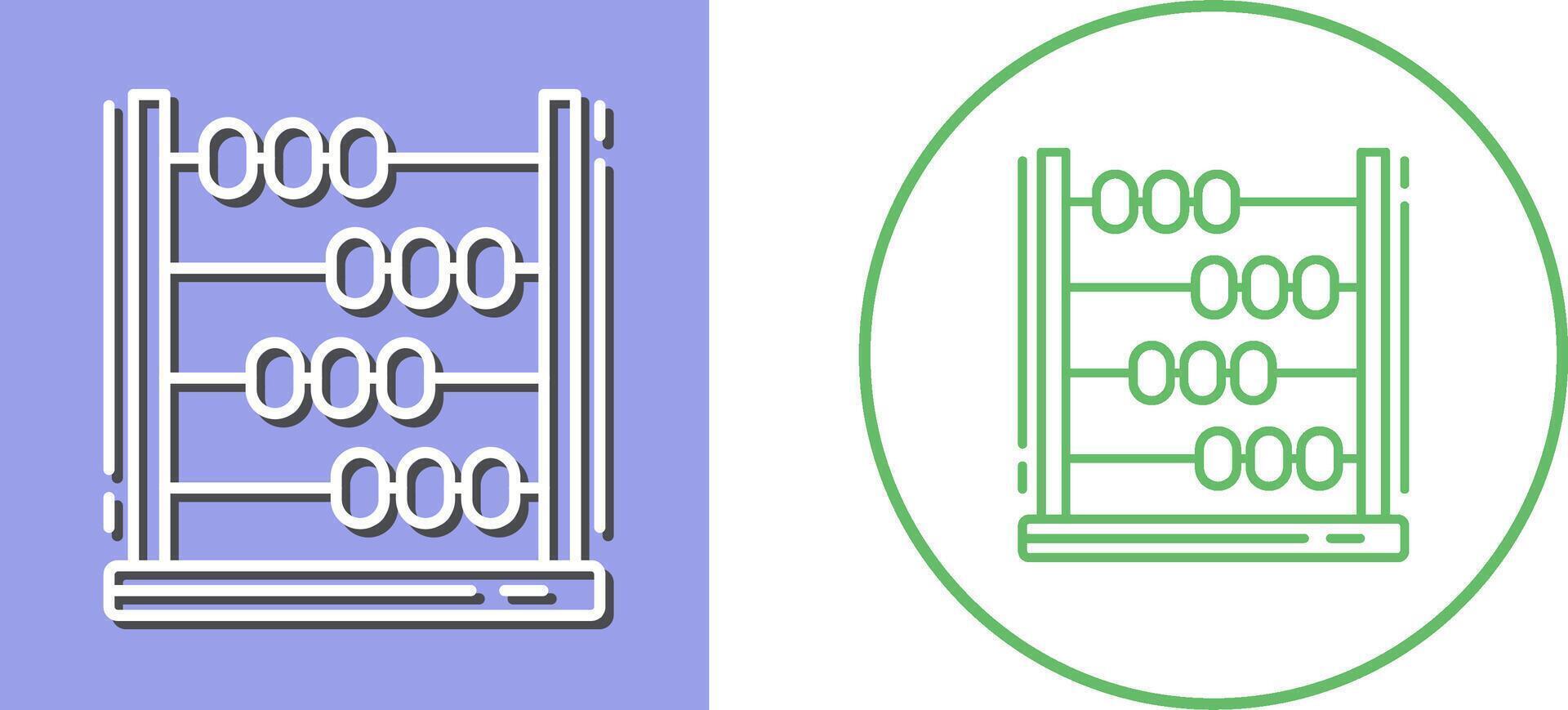 Abacus Icon Design vector