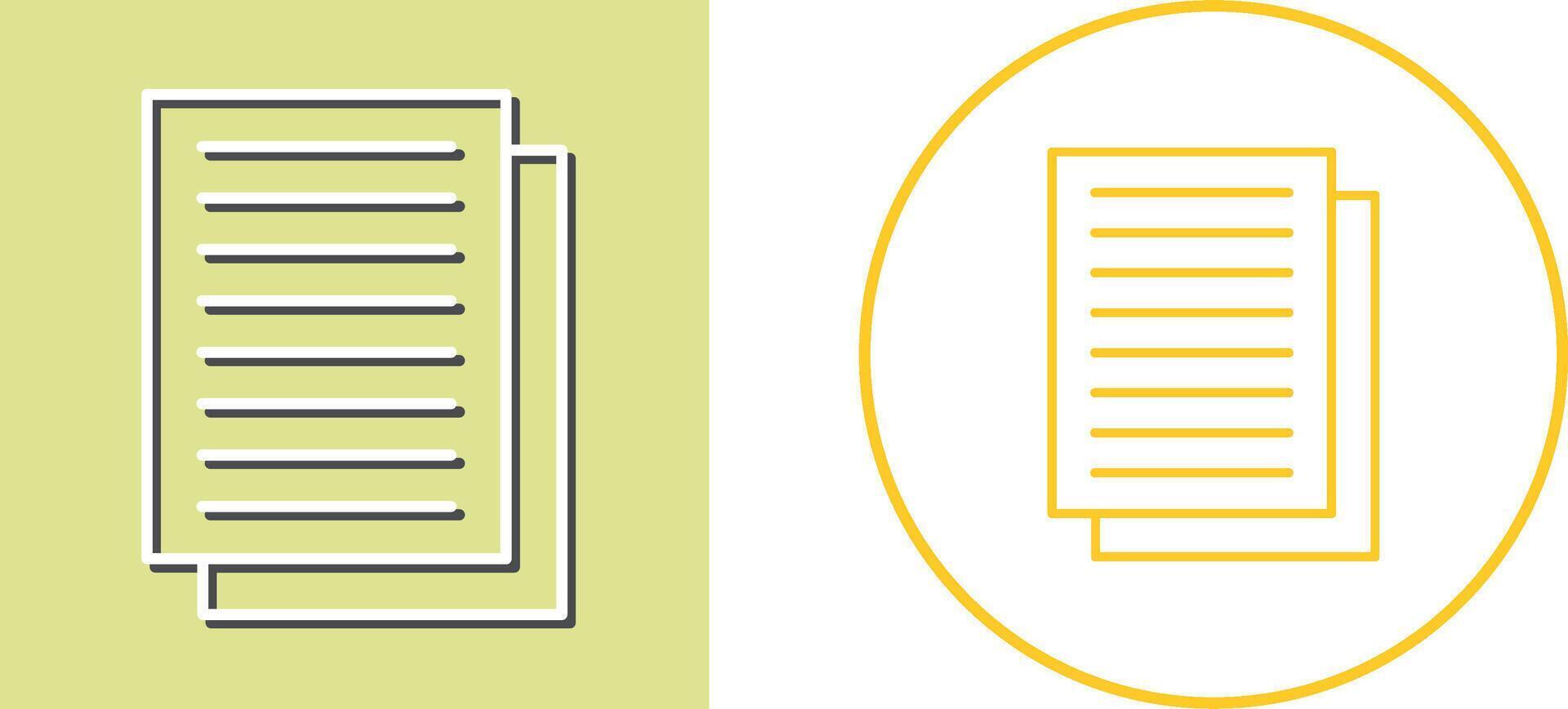 Document Icon Design vector