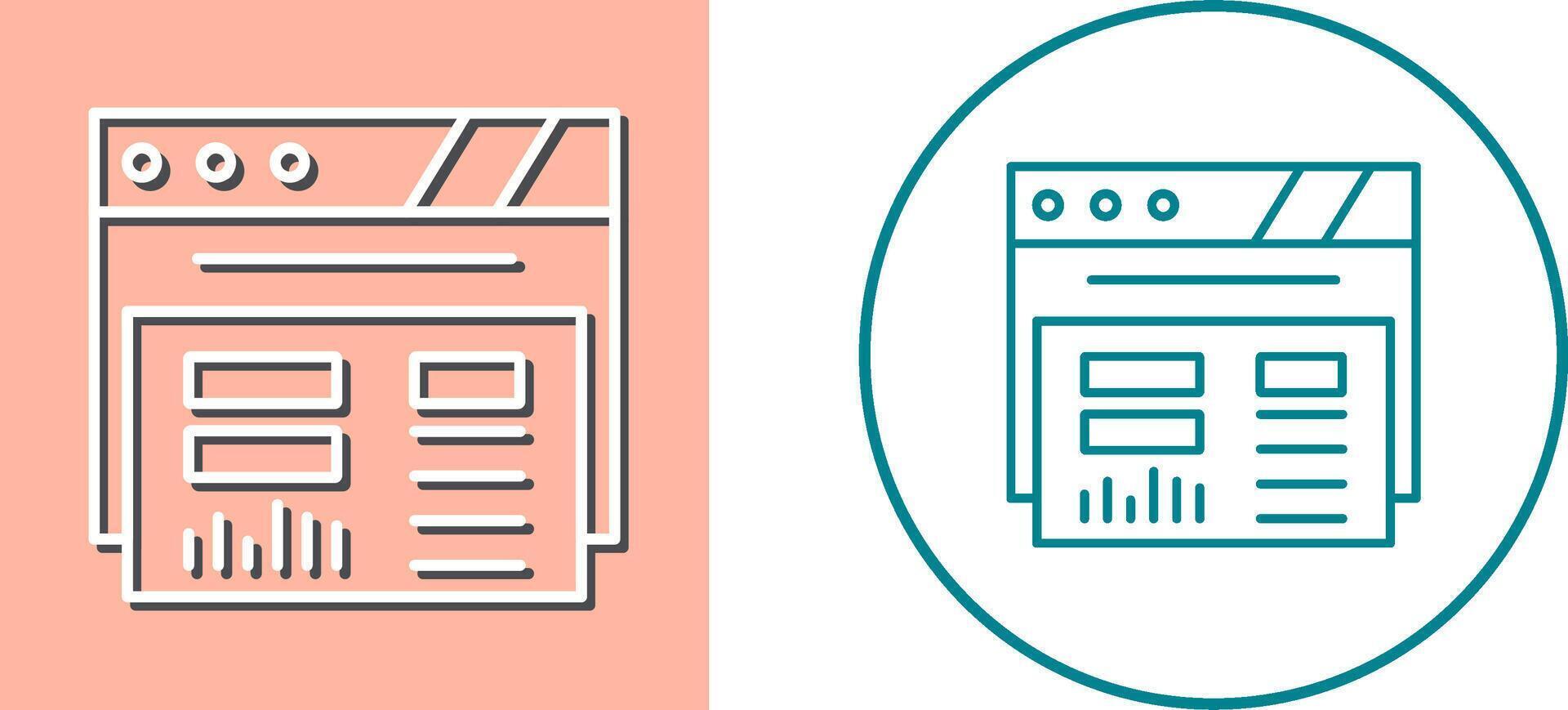 Dashboard Icon Design vector