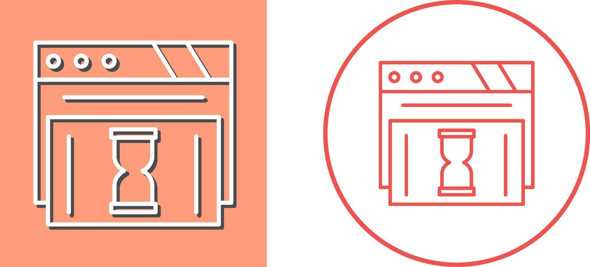 Waiting Icon Design vector