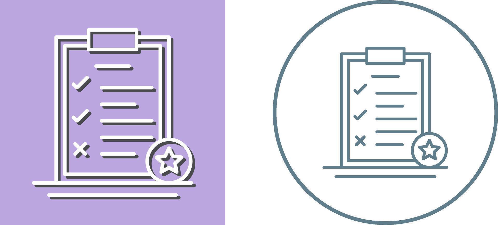 Task List Icon Design vector