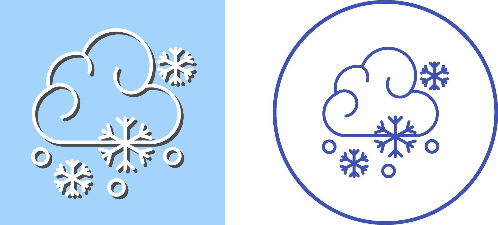 Snowy Icon Design vector