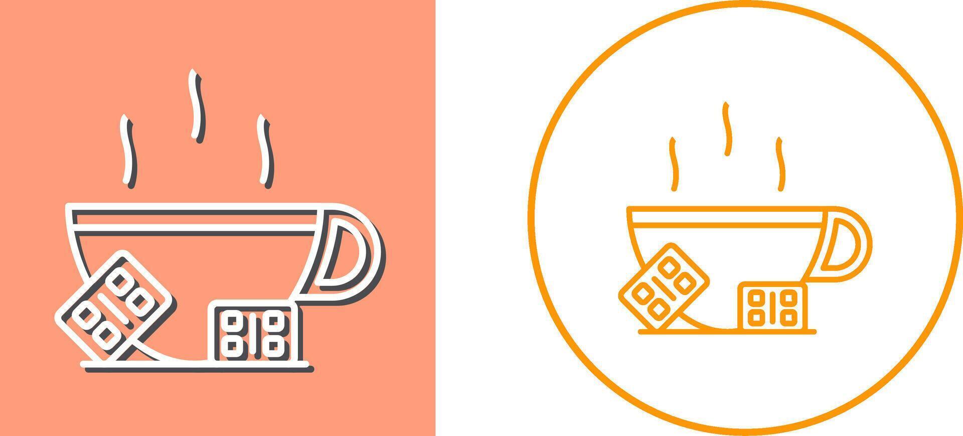 Hot Chocolate Icon Design vector