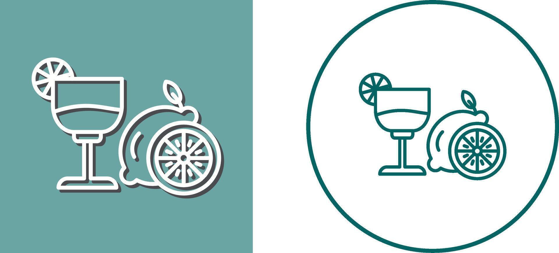 Lime Juice Icon Design vector