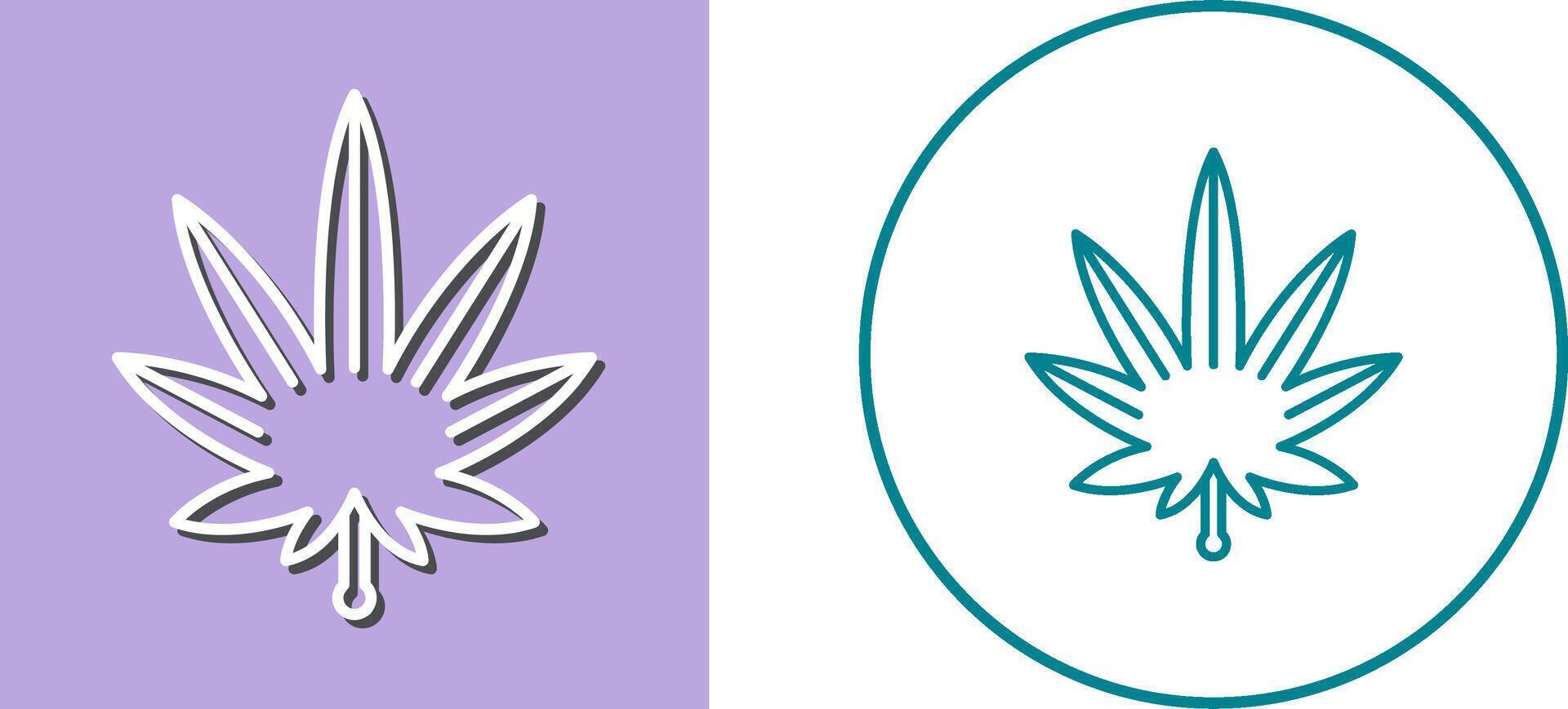 Weed Icon Design vector