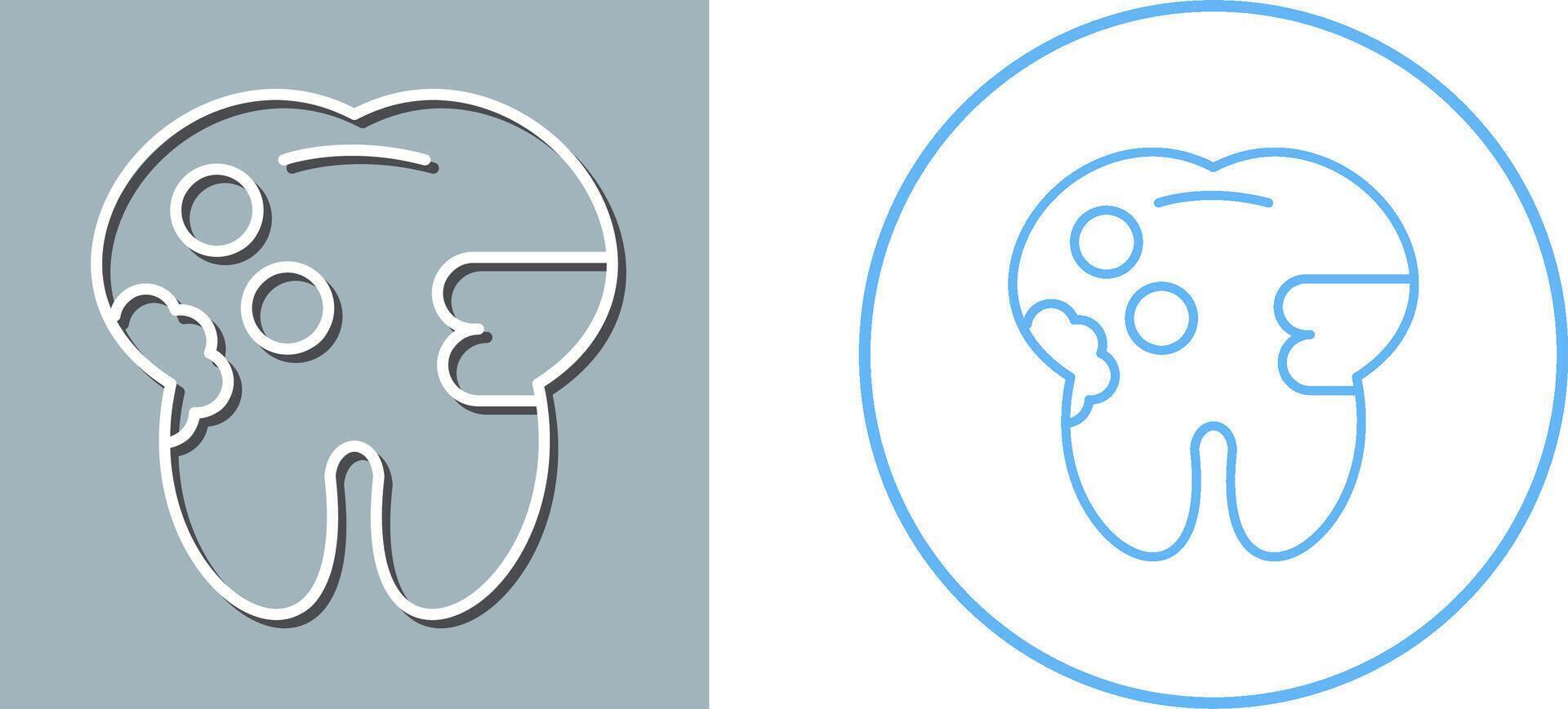Caries Icon Design vector