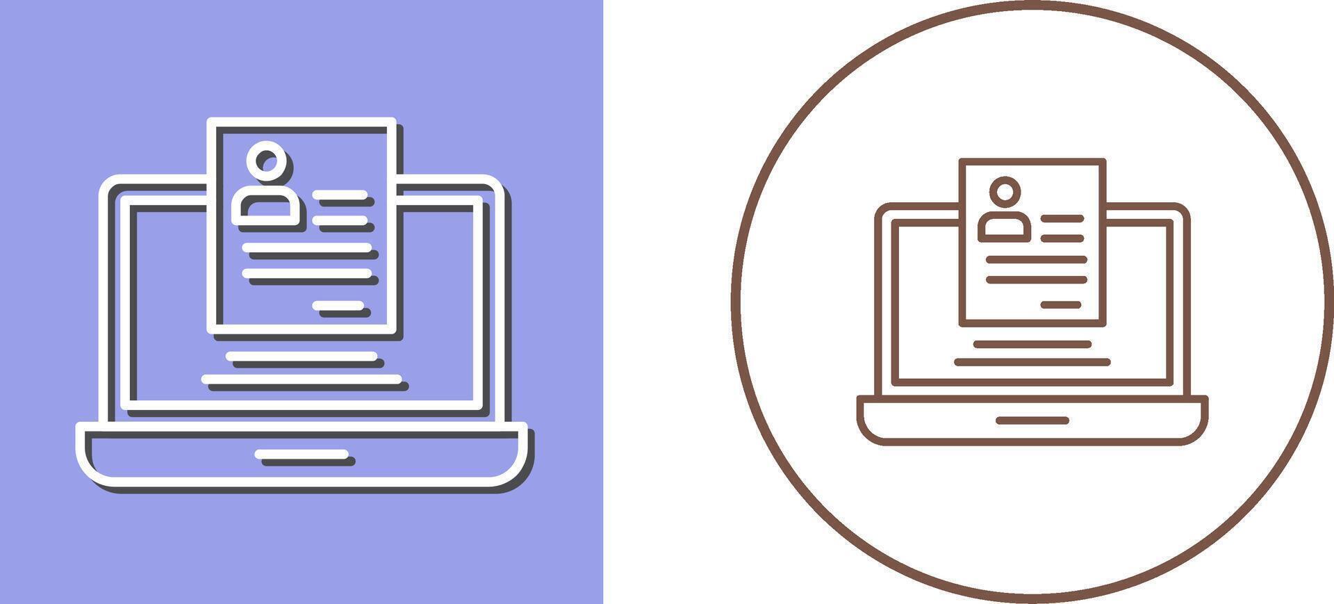 Registration Icon Design vector