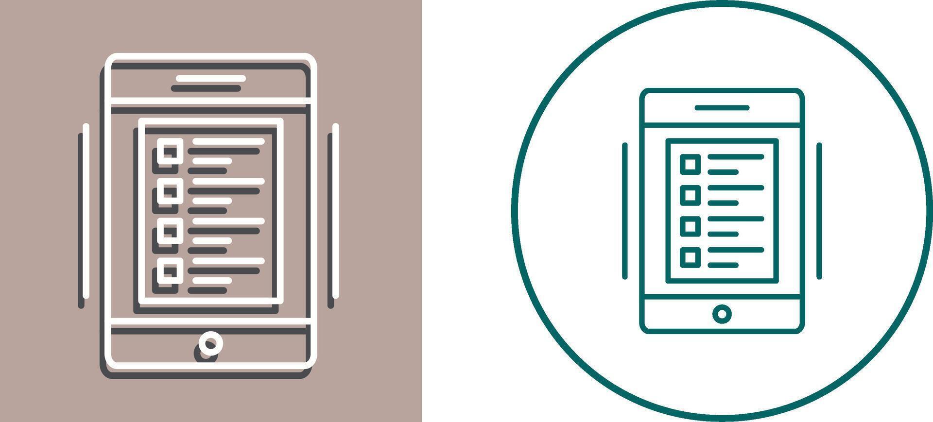 Online Test Icon Design vector