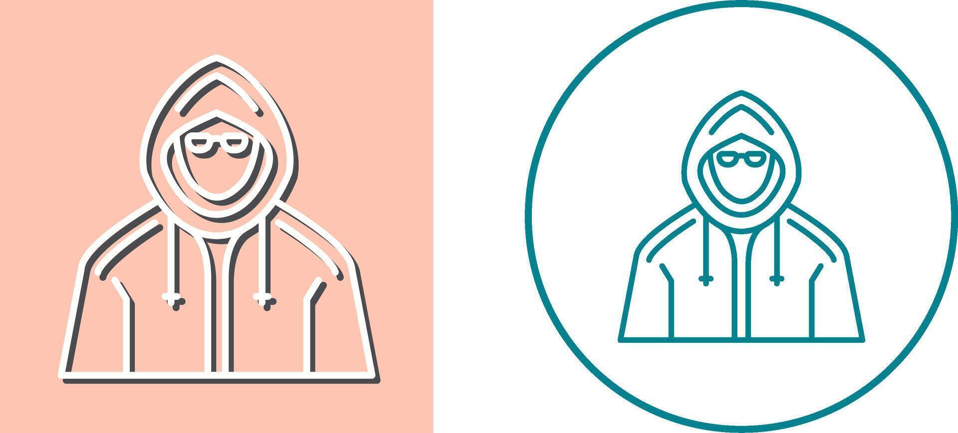 Hacker Icon Design vector
